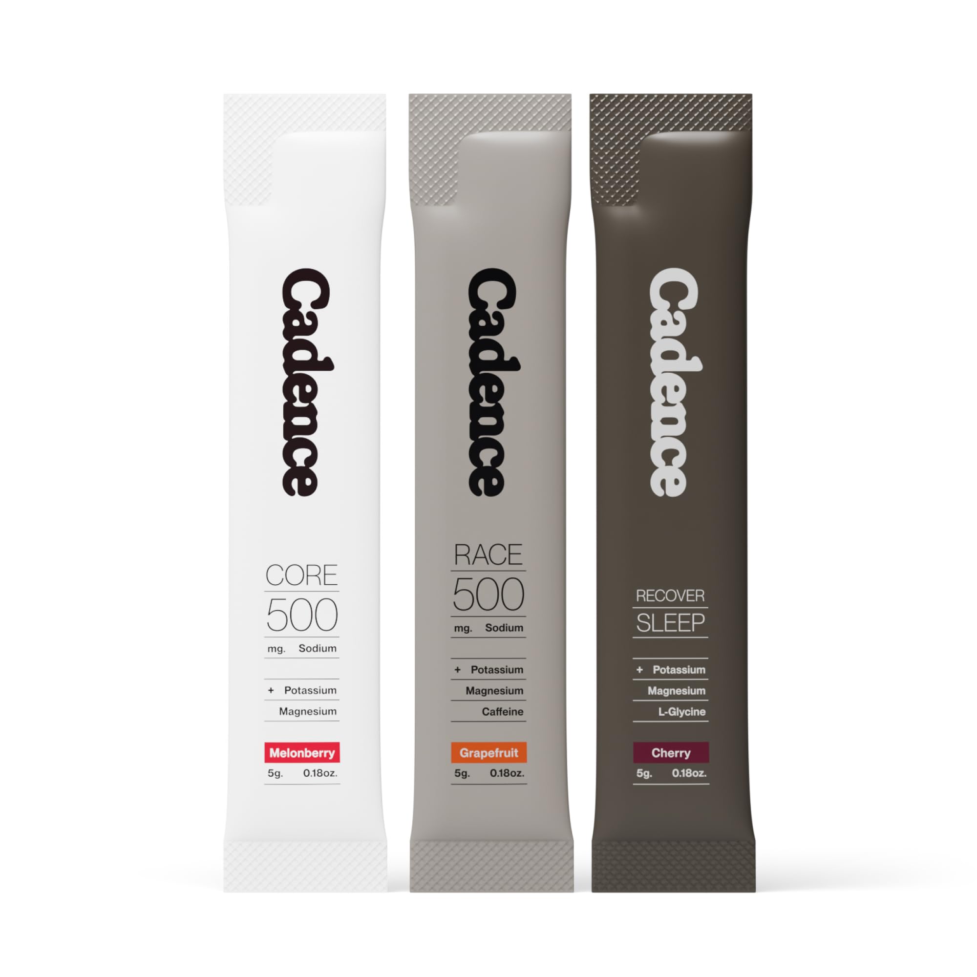 CadenceSachets Complete Variety Pack - Carton (5g x 30) Science-Backed Hydration | Zero Caffeine | Vegan, Keto & Paleo Friendly | Sodium, Potassium & Magnesium for Performance & Recovery