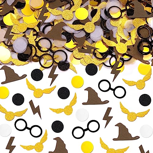 DIYDEC Wizard Table Confetti Glitter Party Decoration Baby Shower Birthday Confetti Bulk for Themed Party Supplies Favors Decor