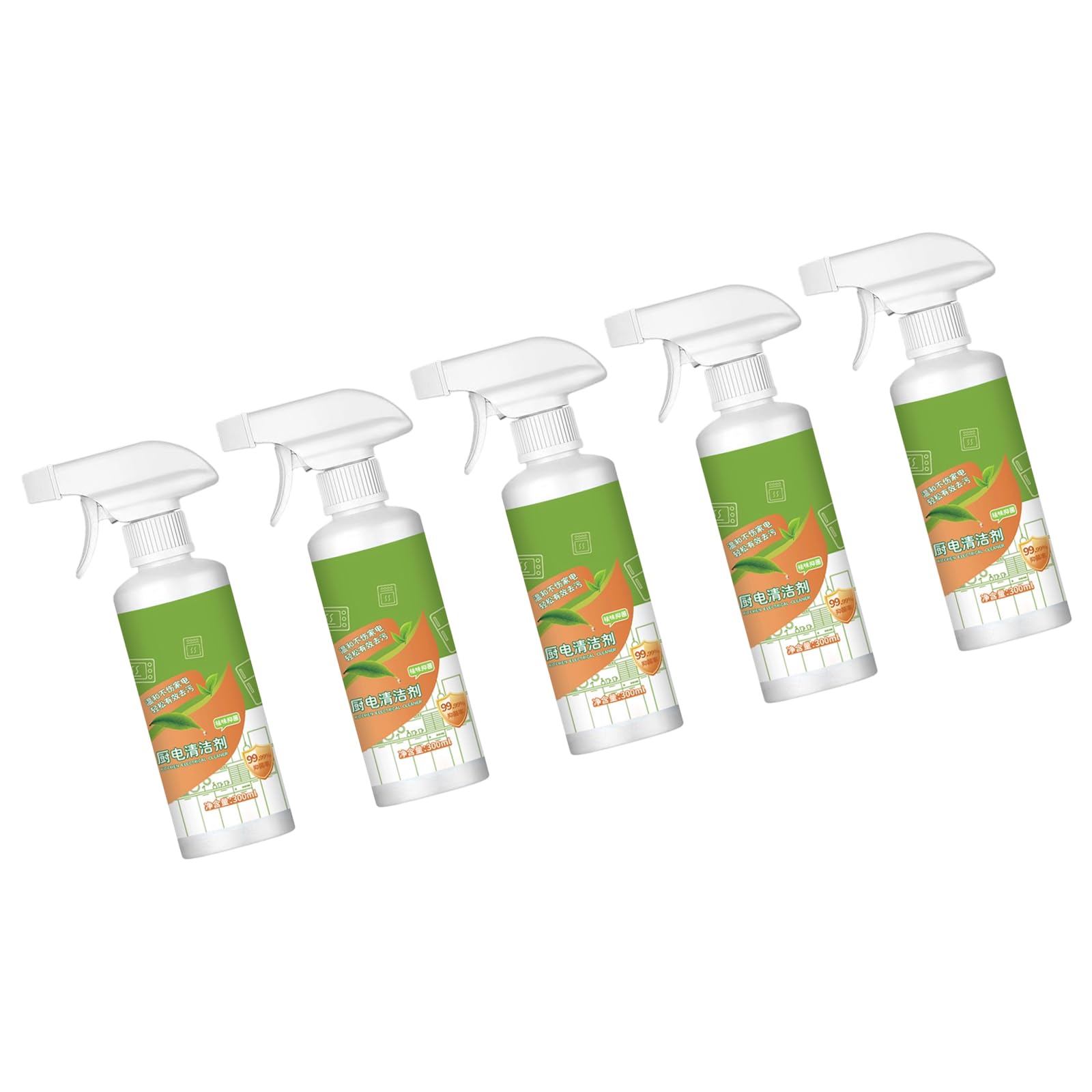 Potente removedor de aceite de cocina, agente desengrasante de grasa eficiente, limpiador de horno de 300ml