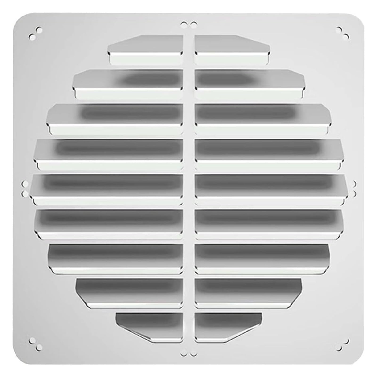 Lyvqzpwlr Square Ac Wind Guide, Stainless Steel Ac Vent Deflector 43-58Cm(,48Cm)