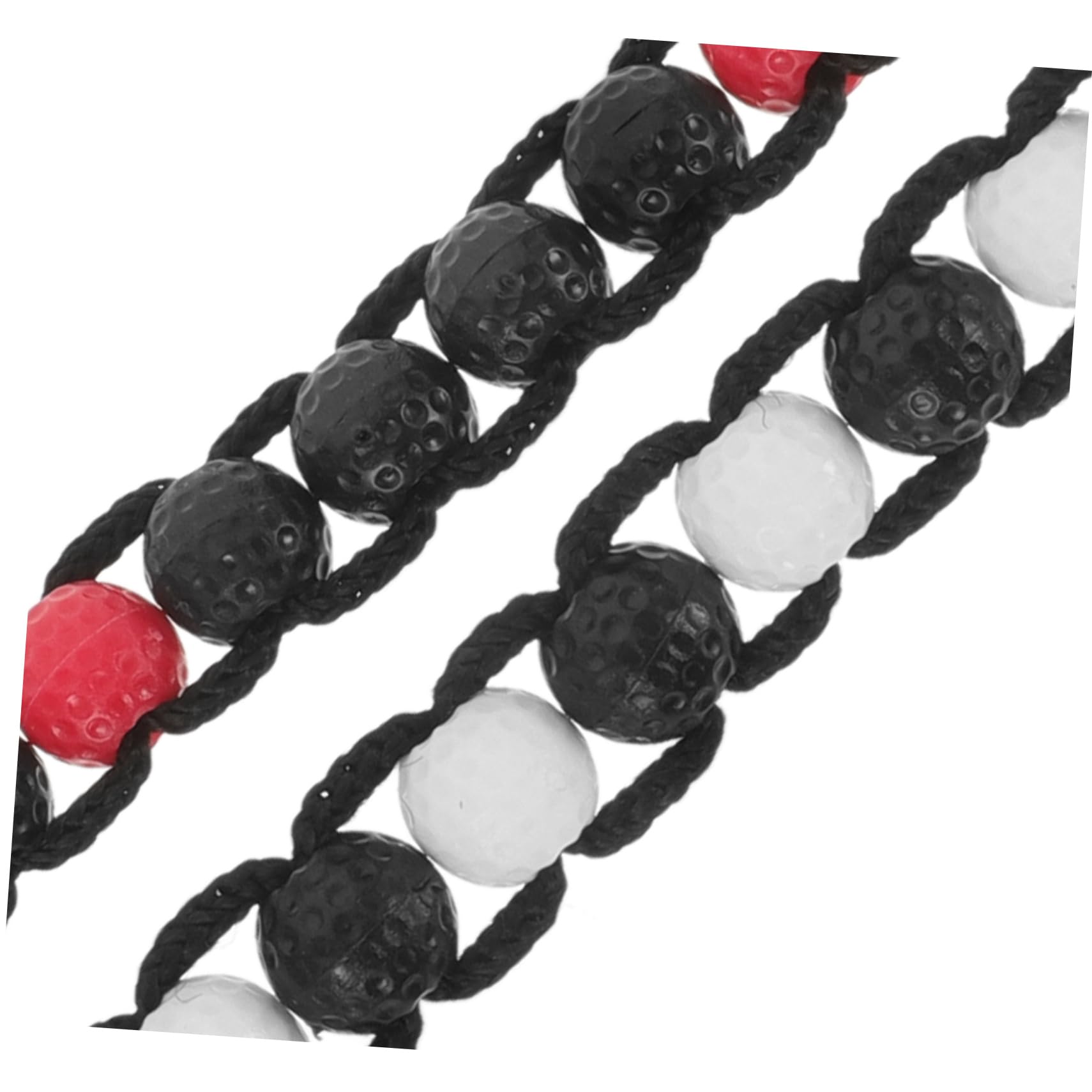 Contador De Puntuación De Pulsera De Negro Blanco Accesorio Práctico para Golfistas Contador De con Bolas para Puntuación