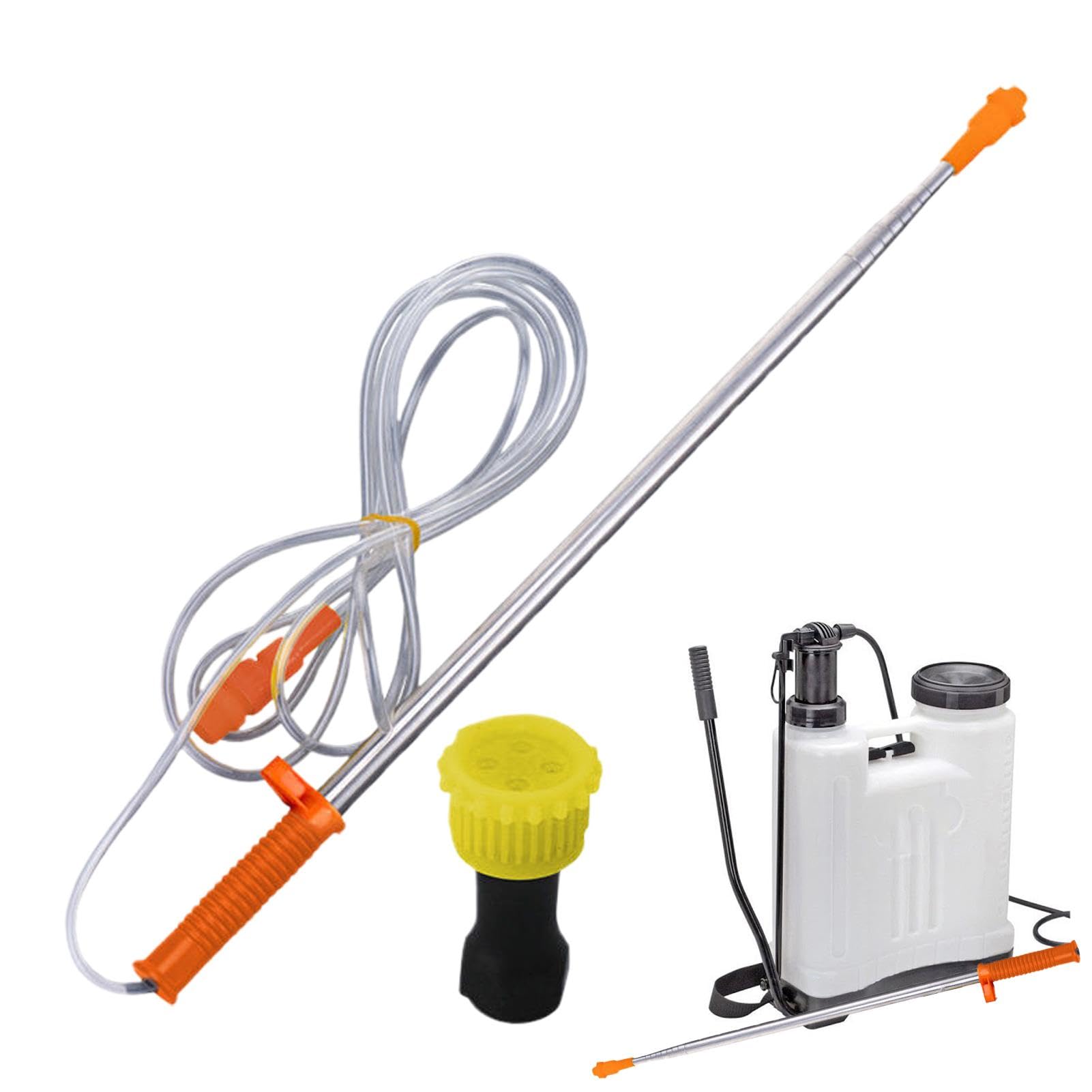 Pump up Sprayer Extension Rod - Telescopic Spray Extension Rod - 19.6-98.4In Water Spray Rod for Garden Yard Lawn, Sprayer Accessories, Gardening Tools