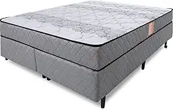 Cama Box Colchão King Firme Espuma D33 Antialérgico Certificado 193x203x51cm - BF Colchões