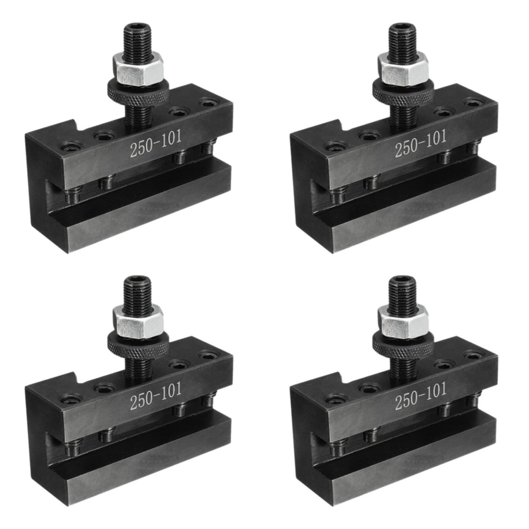 Jnchdghwa Black 4X 250-101 Turning And Facing Holder Quick Change Tool Post And Tool Holder Only Suitable For Piston Type