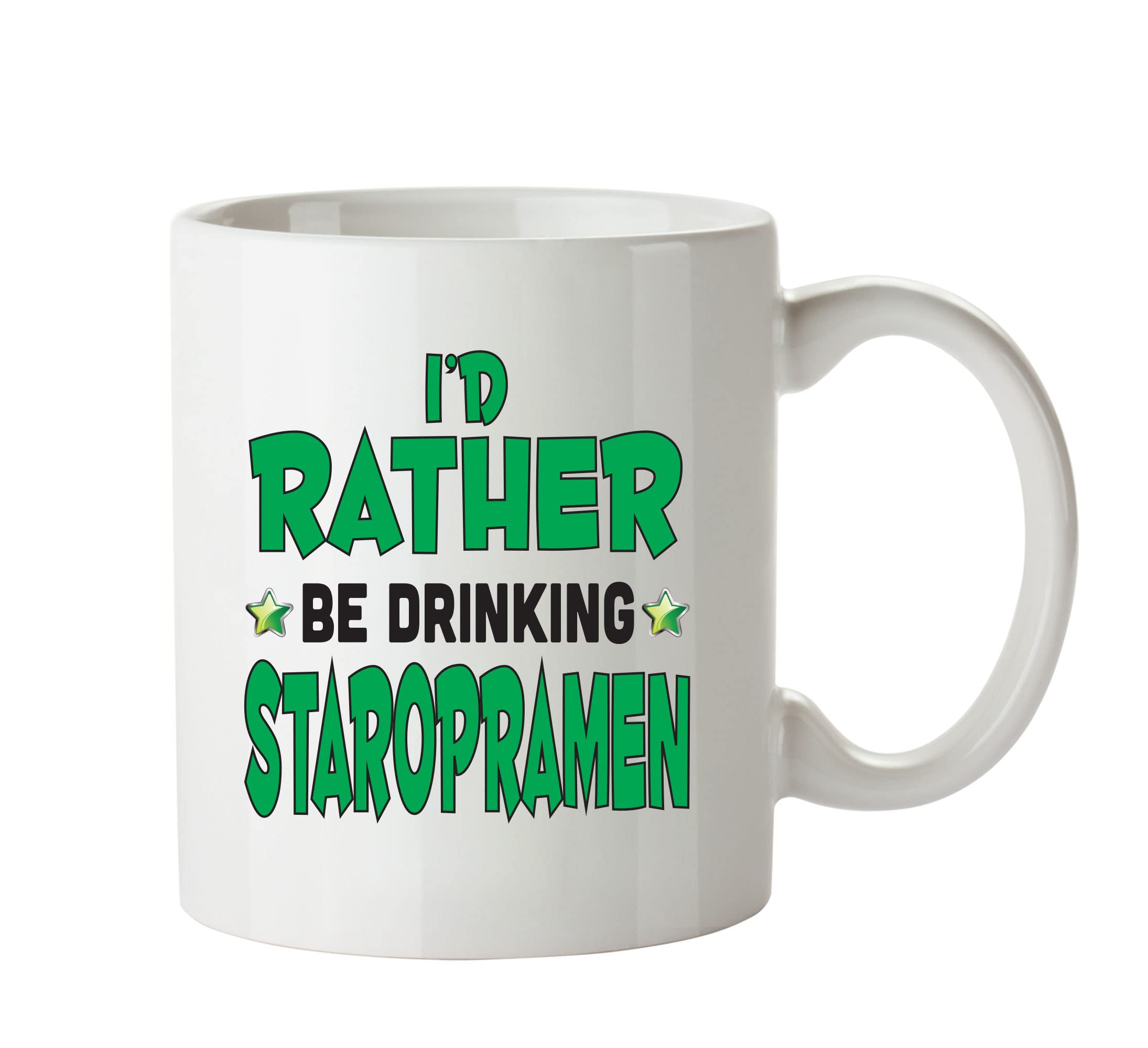 FoxyPrinting I'd Rather Be Drinking Staropramen Personalised Adult Office Mug