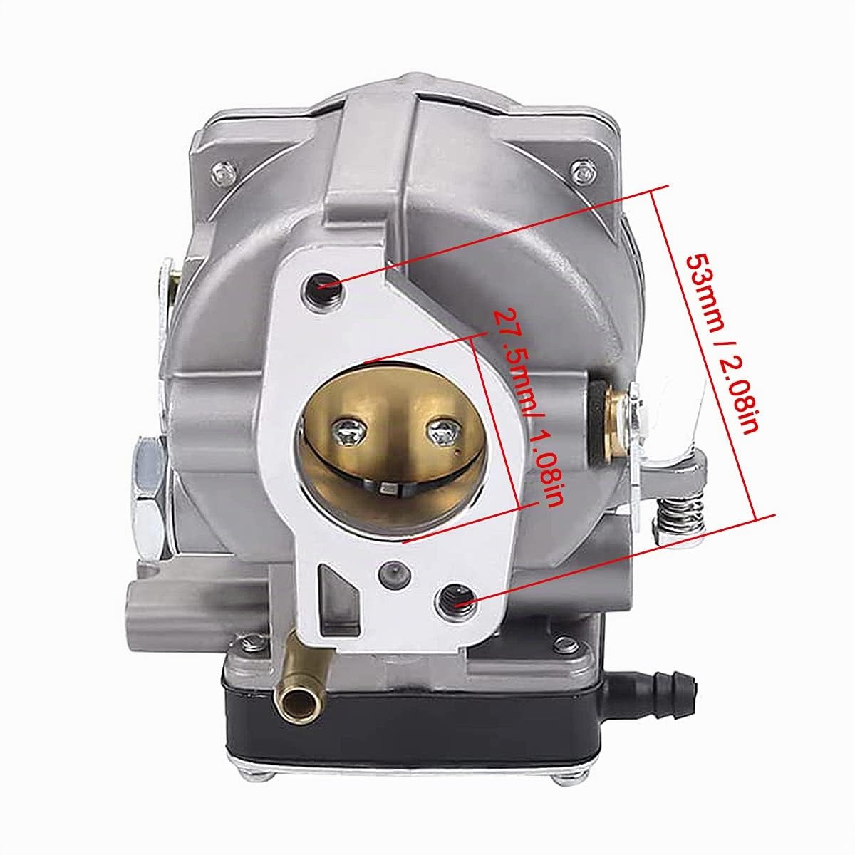 ZAMDOE 693480 Carburateur Remplacement pour Briggs & Stratton 42E707 42E777 42A707 42A777 V-Twin Moteurs, pour LT1000 87-96 16-21HP Carb, avec Joints Carburant Filtre À Carburant