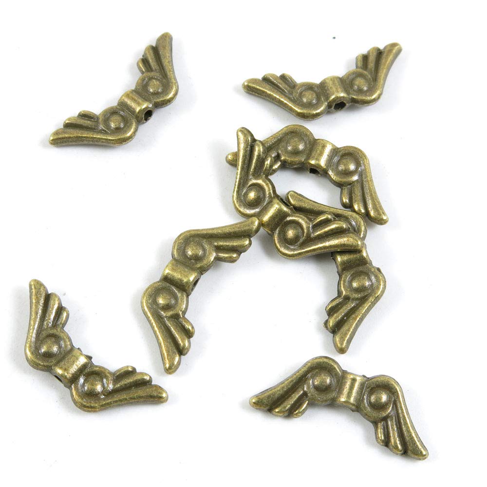 Koraliki charms, antyczny brąz, koraliki charms, koraliki do samodzielnego wykonania I7QO3, luźne koraliki