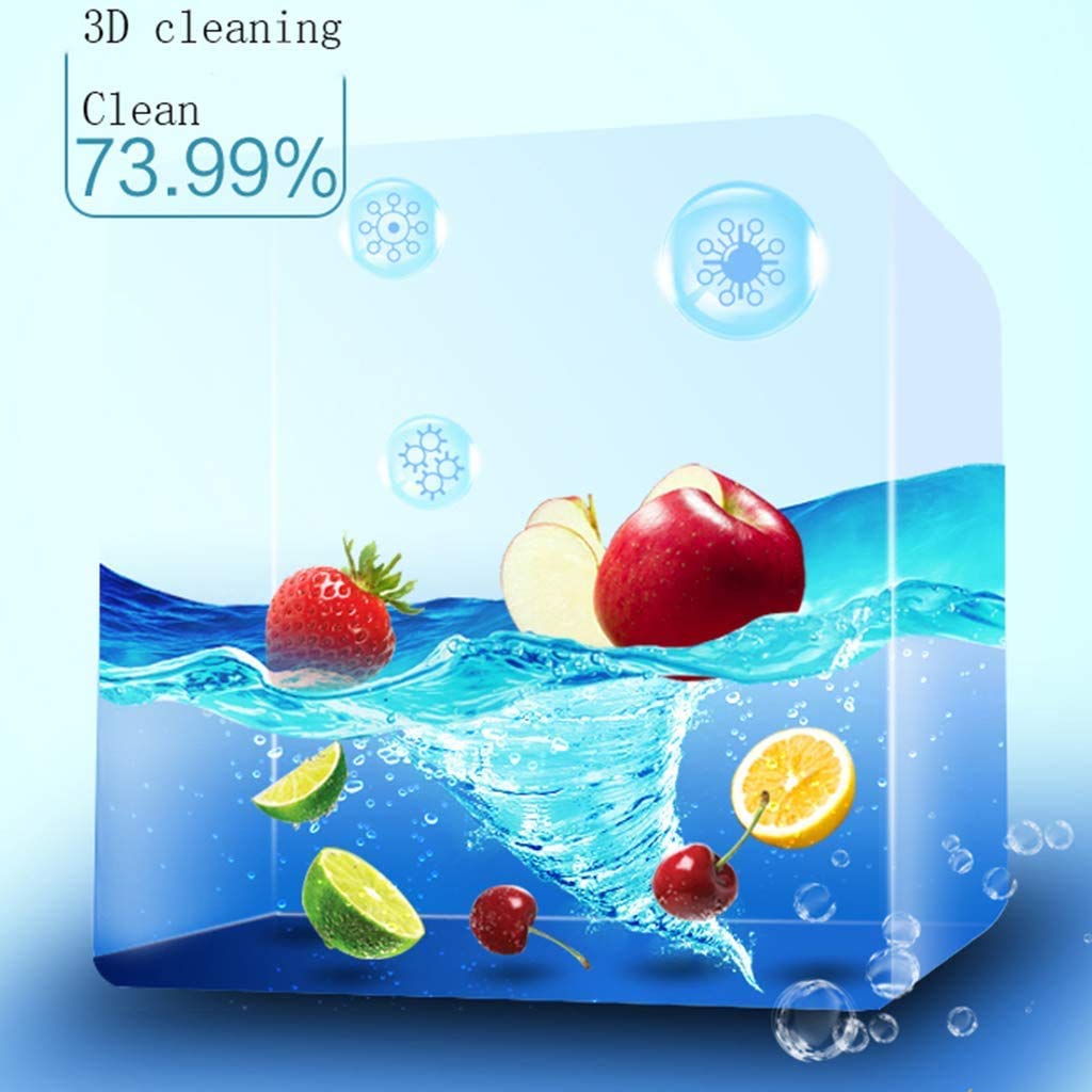 Lave-Vaisselle de Table Lave-Vaisselle Domestique autoportant Contrôle Tactile Portable Écran LED 5 Fonctions de Lavage Haute température de 72 °C et pulvérisation rotative 360 ° É