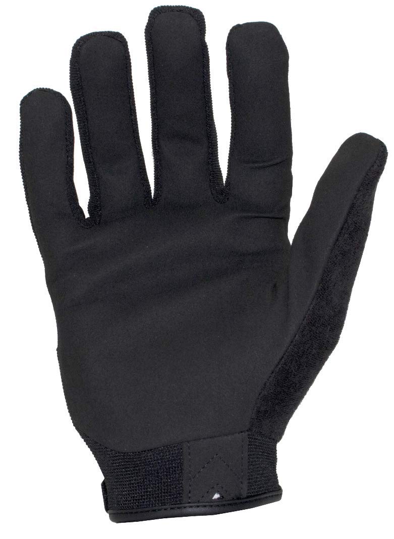 Ironclad Command Tactical Pro, Touch Screen Gloves Conductive Palm and Fingers, All-Purpose, Multi-Colors, Performance Fit, Machine Washable, Sized S, M, L, XL, XXL (1 Pair) (Small, Black)