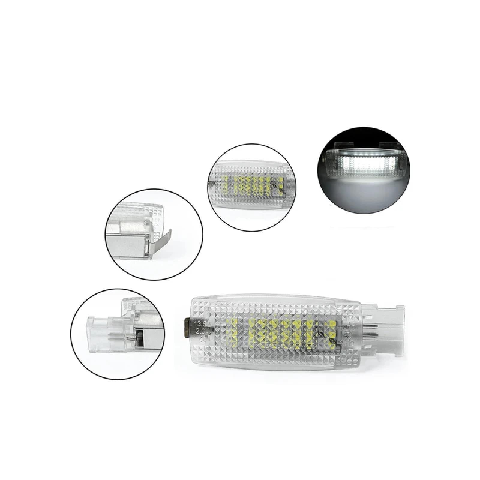 Luz de Lectura de la luz Superior del Automóvil para VW Golf 4/5/6/7 Passat Polo Beetle Phaeton, luz de Espejo de cortesía para Visera Solar Interior 1K0947109/1KD947109A
