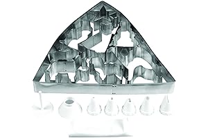 Gingerbread Nativity Scene Cookie Cutter Bake Set for Christmas