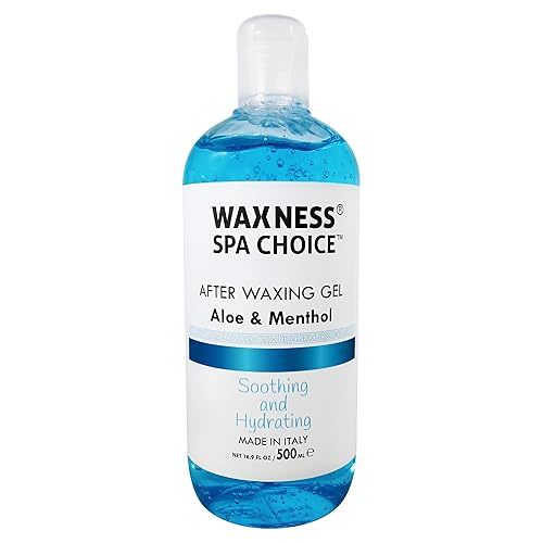 Waxness Spa Choice - Gel después de la depilación con aloe y mentol 16.9 fl oz 16.9 fl oz