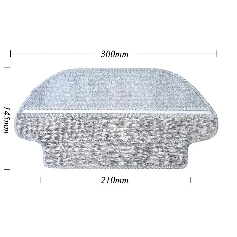 Części do robota odkurzającego ściereczki do mopa, kompatybilne z Xiaomi Mop-Pro STYJ02YM Conga 3490, kompatybilne z Viomi V2 PRO V3 SE, zestaw części zamiennych (suchy mop 6 szt.)