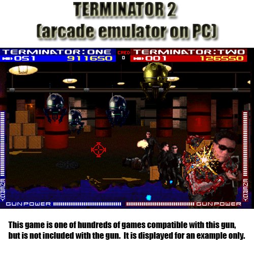 Ems Top Gun 3 Wireless Light Gun For Pc, Mame, Ps2, Ps3, And Xbox On Any Display Including Crt, Lcd, Plasma, Hd Tvs And Projectors! #TOP6