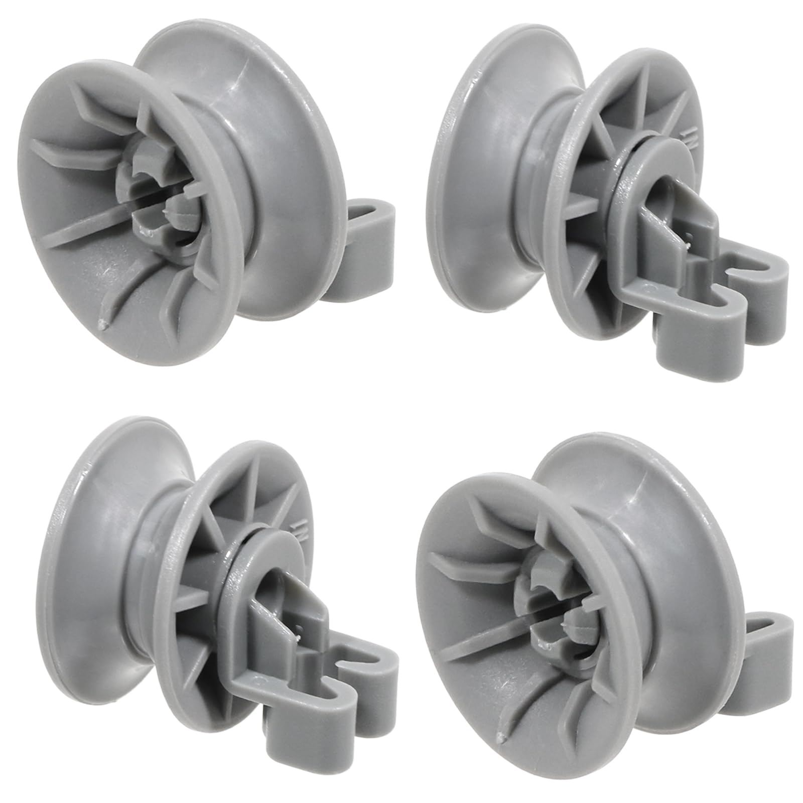 SPARES2GO Lot de 4 roues panier supérieur pour lave-vaisselle Gorenje GS52115X GS62115W GS62215WUK GS62215XSUK GV61214UK