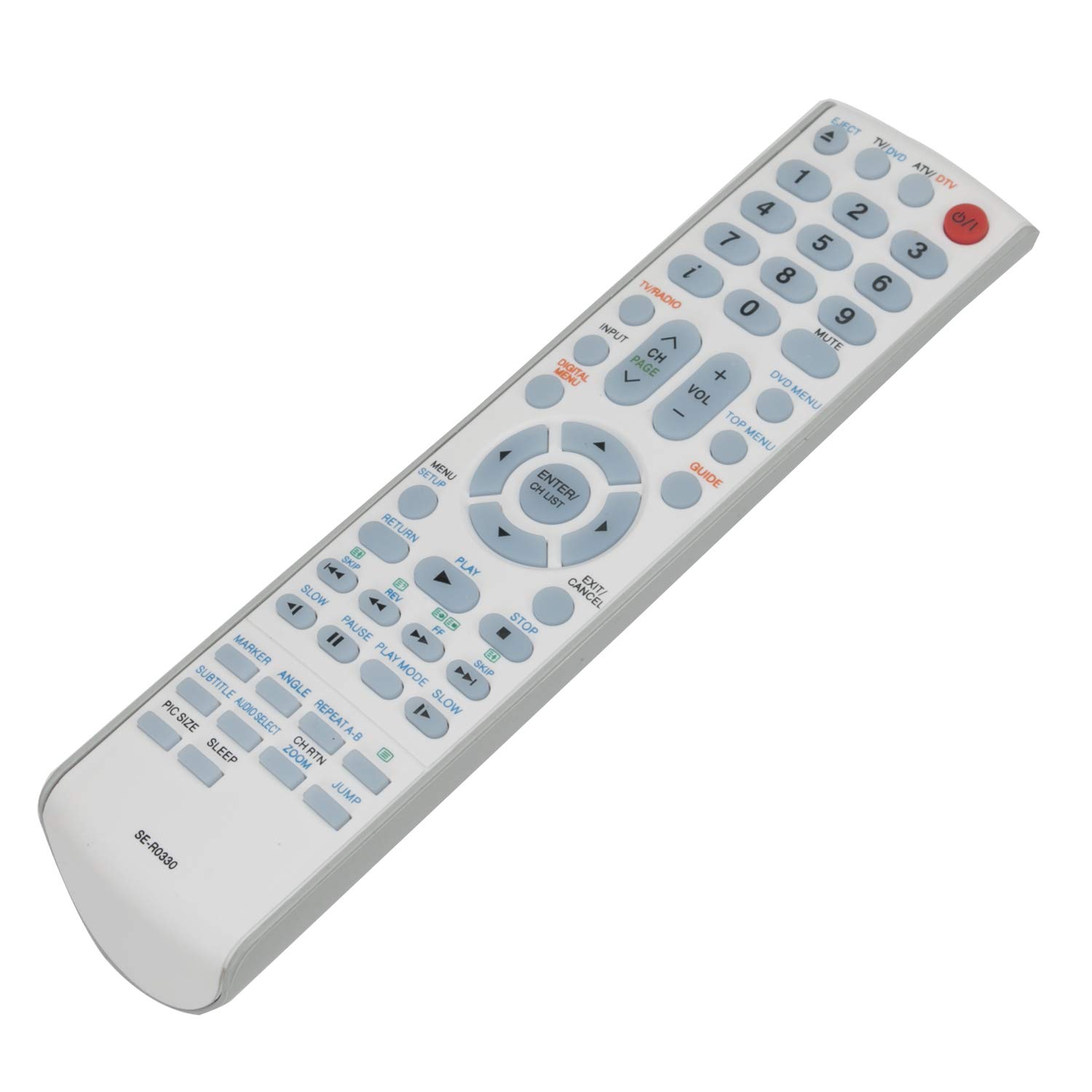 VINABTY Télécommande SE-R0329 Remplacée Pour Toshiba 19DV555DB 19DV713B