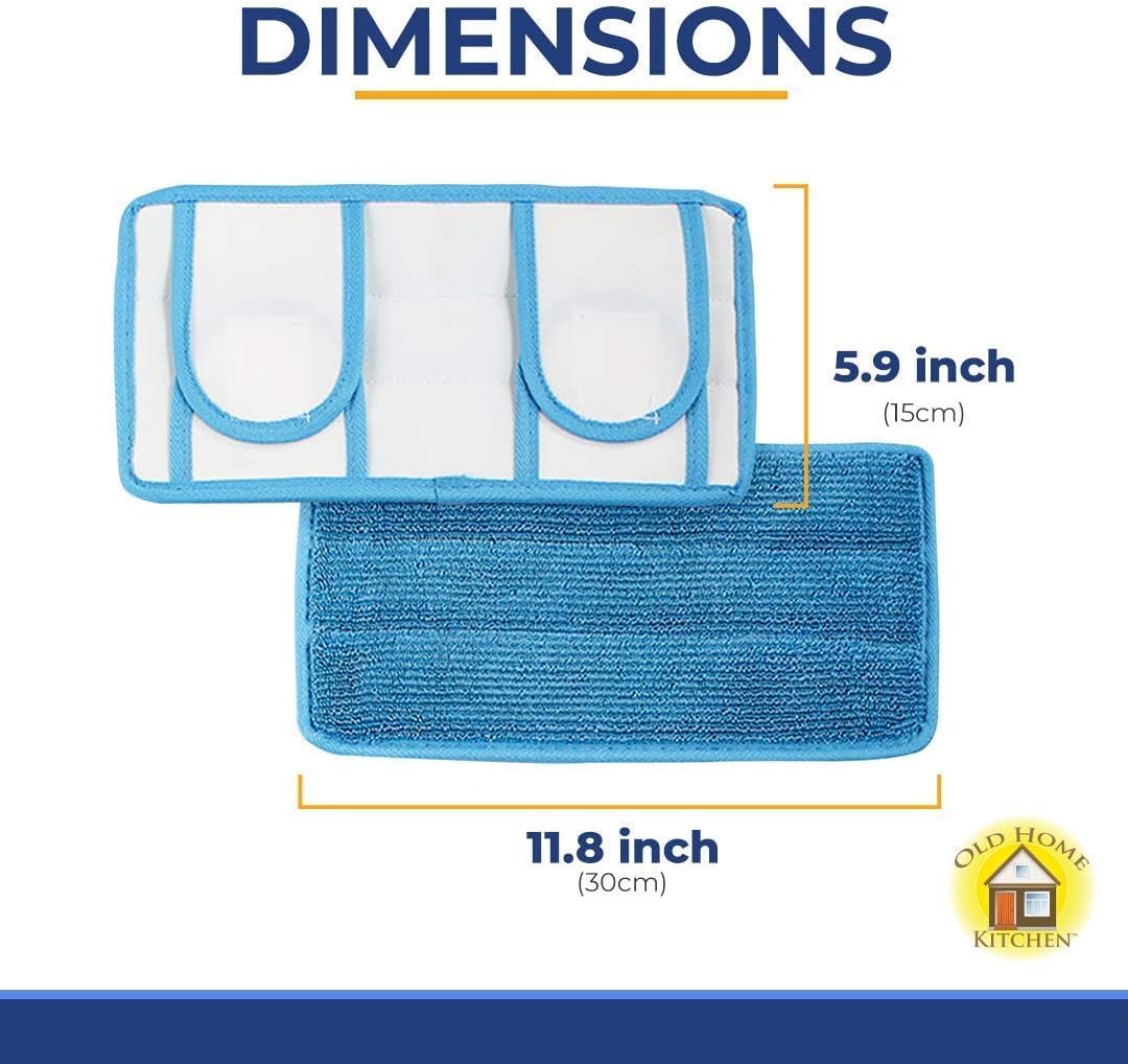 KEEPOW Almohadillas de microfibra reutilizables compatibles con Swiffer