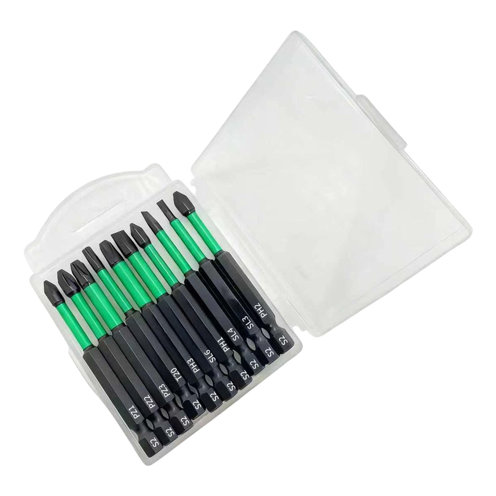 Ordinaryone Green Compactly Screwdriver Bit Builts With Durability Steel For Reliability For Fastening Antislip Screwdriver Divisions