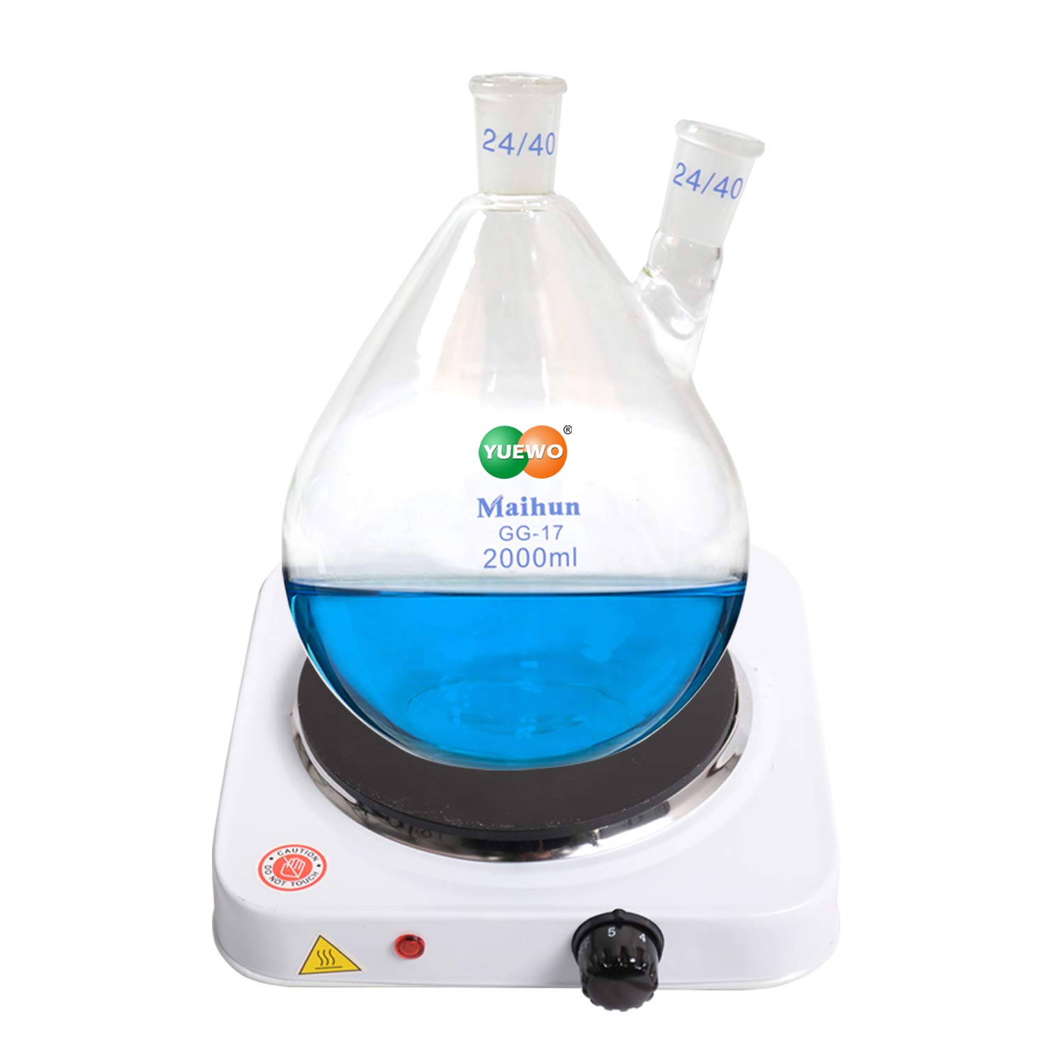 Kit De Destilación De Aceite Esencial De Laboratorio Purificador De Destilador De Agua DIY Conjunto De Productos Químicos Esenciales para El Hogar con Estufa Caliente