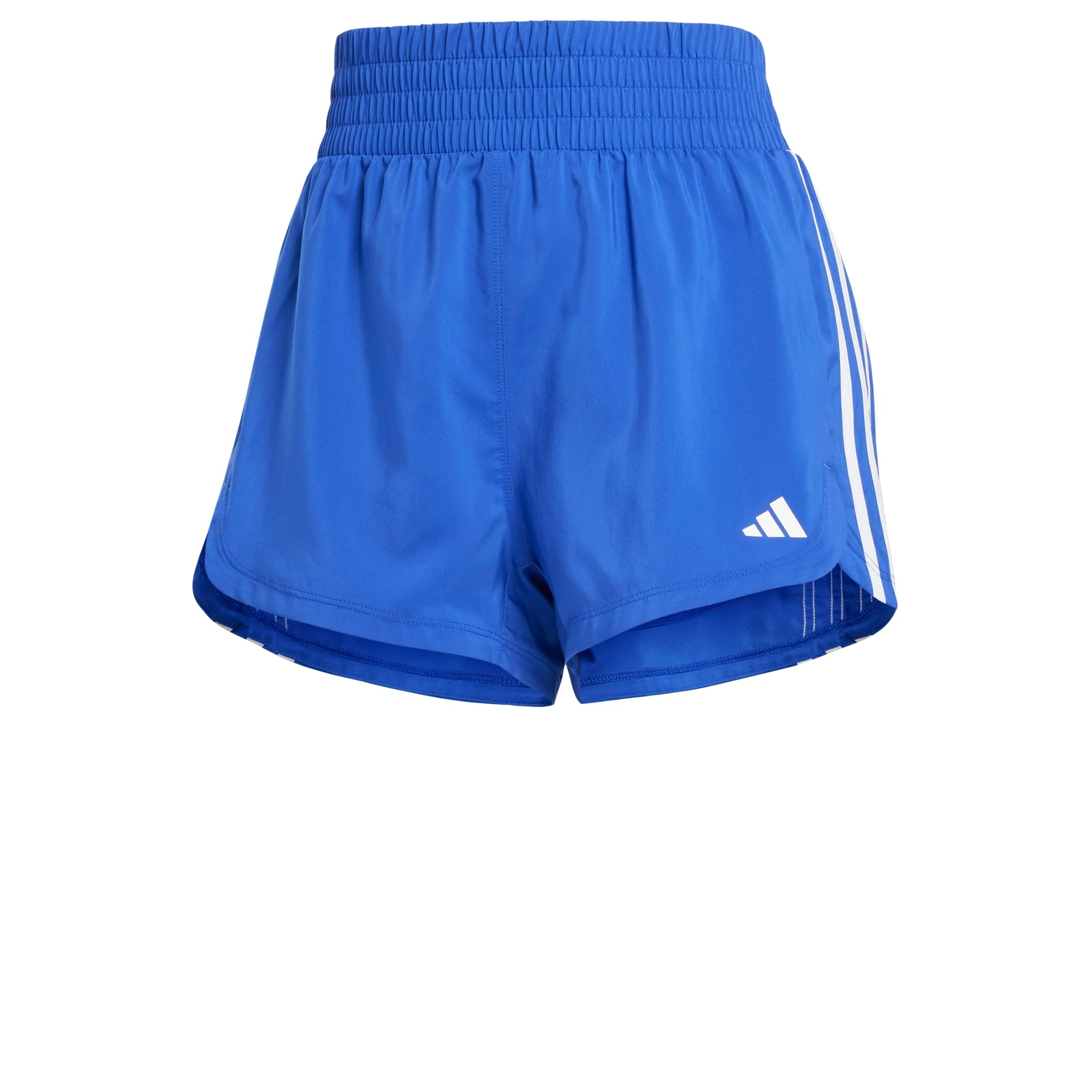 adidas Women's Pacer Training 3 Stripes Woven High Rise Short, XL 5 inch