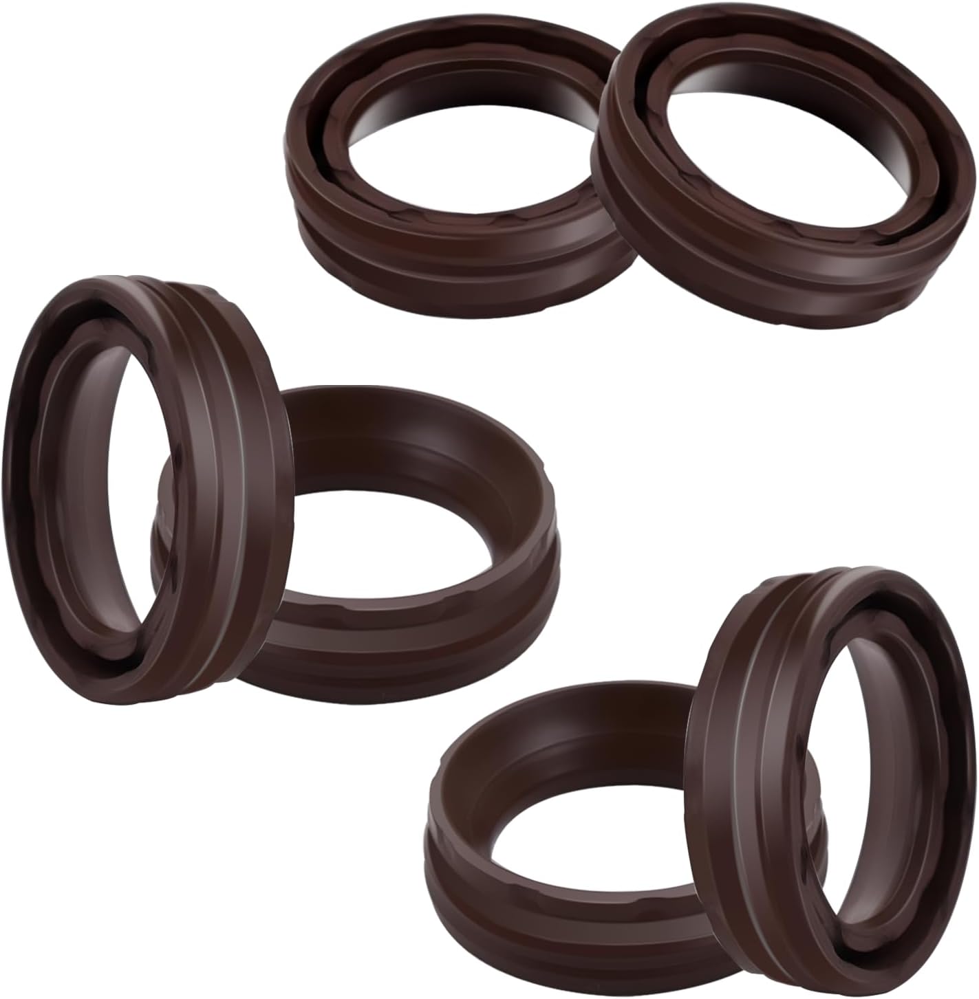 5184778AB Spark Plug Gasket/Spark Plug Tube Seal Compatible With select 2012-2024 Jeep Wrangler JK/JL/Gladiator JT/Cherokee/Grand Cherokee 3.6L models (6Pcs)