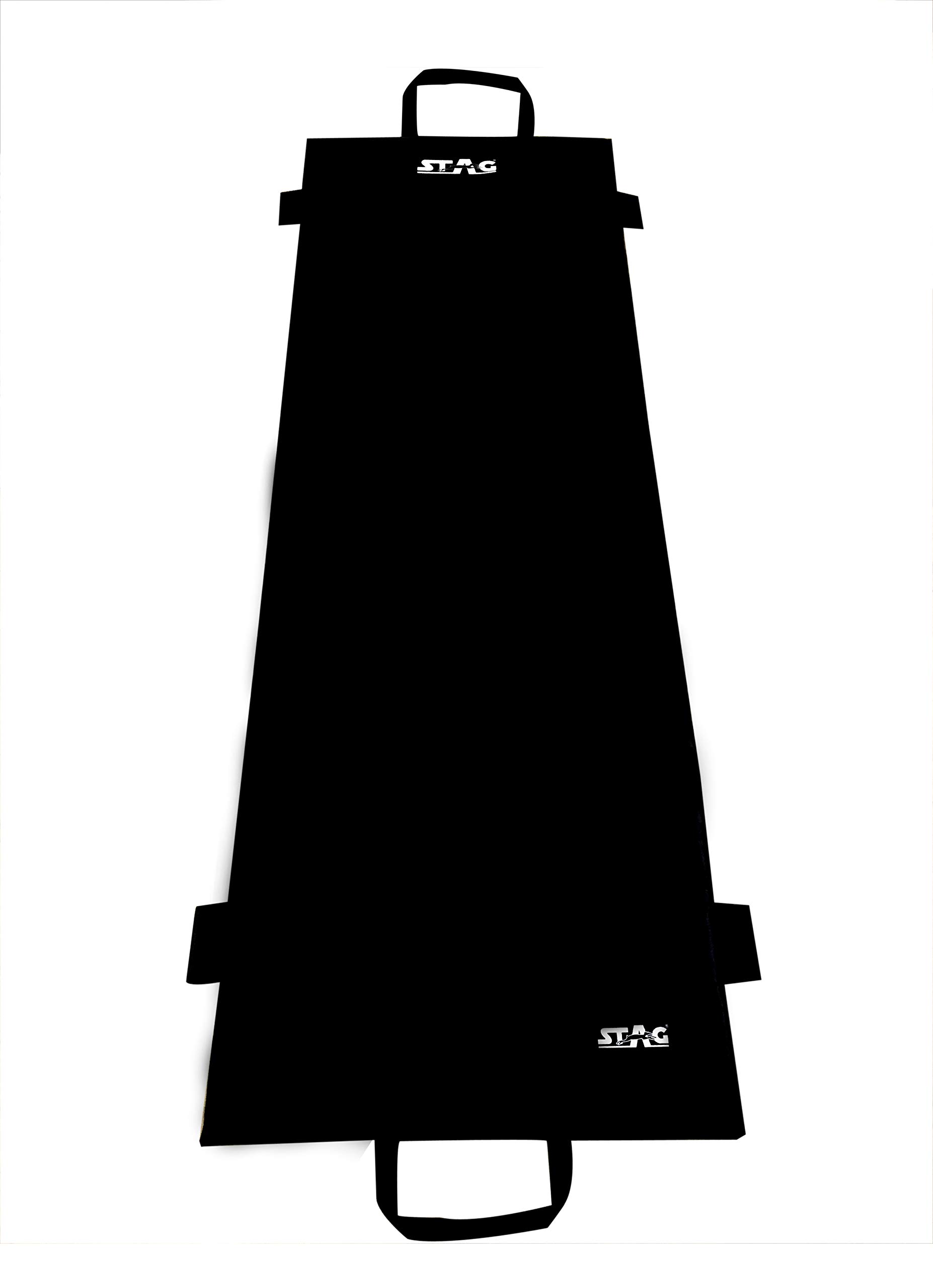 STAG Fitness 4 Folded Light-Weight Mat with Carrying Handle (180 x 120 cm x 20 mm, Black)-image-25