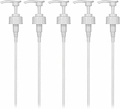 5 Litre Pump Dispenser Pelican Dispenser Pump for 5 Litre Container - 4ml Dose Ideal for Shampoo, Alcohol, Oils etc 38mm (5 Pack)