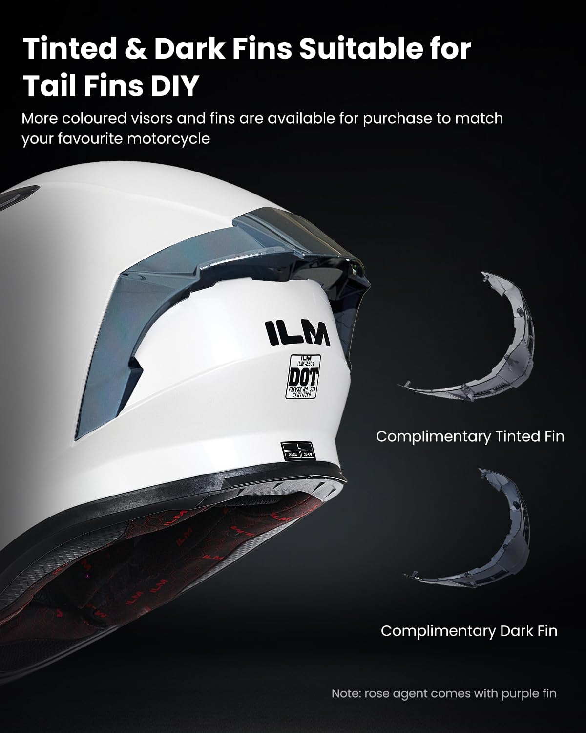 Amazon.com: ILM Motorcycle Helmet Full Face with Pinlock 