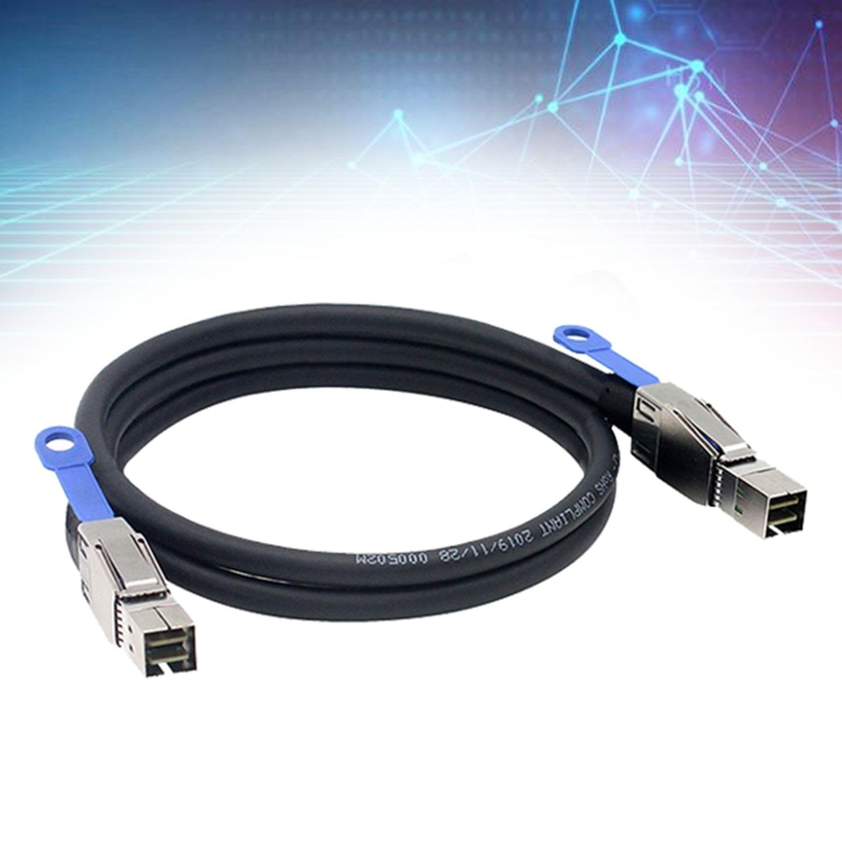 SAS HD SFF-8644 avec IC à SAS SFF-8644 Câble D'Interconnexion de Serveur pour Empilement Cordon D'Expansion de Transfert de Données pour Serveur