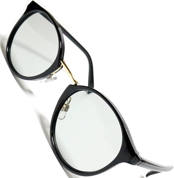 Amazon クロ ゴールド Lグレー 伊達メガネ 伊達眼鏡 だてめがね だて眼鏡 度なしメガネ ファッションメガネ めがね 眼鏡 メンズ レディース 丸 四角 透明 色付き 小さい 大きい Uvカット 紫外線カット F 100b サングラス 通販