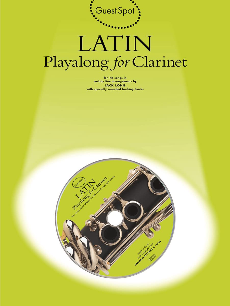 GUEST SPOT LATIN PLAYALONG FOR CLARINET CLT BOOK/CD