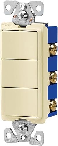 Miniatura 7 de Eaton 7729W-SP - Interruptores combinados de un solo polo de 15 amperios y 120 voltios, grado resistente, color blanco