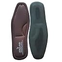 ECOLAND Memory Foam Shoe Insoles Comfortable Insoles Supports Heel & Arch Absorbs Foot Sweat & Moisture Ultra Soft Cushioned Lightweight Durable Washable Pads for Men FORMAL SHOES INSOLE (1 Pair) (Brown, 7) gallery image
