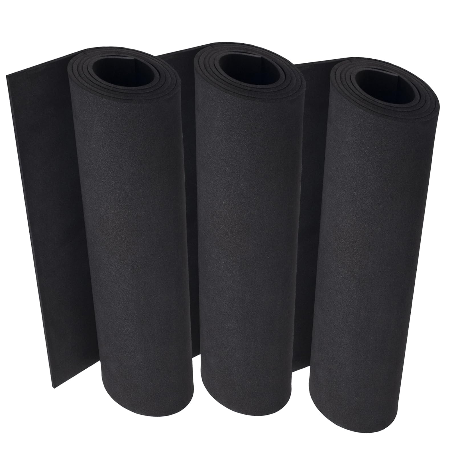 3-Pack 3mm EVA Foam, MEARCOOH Black EVA Foam Cosplay, Premium EVA Foam Sheets