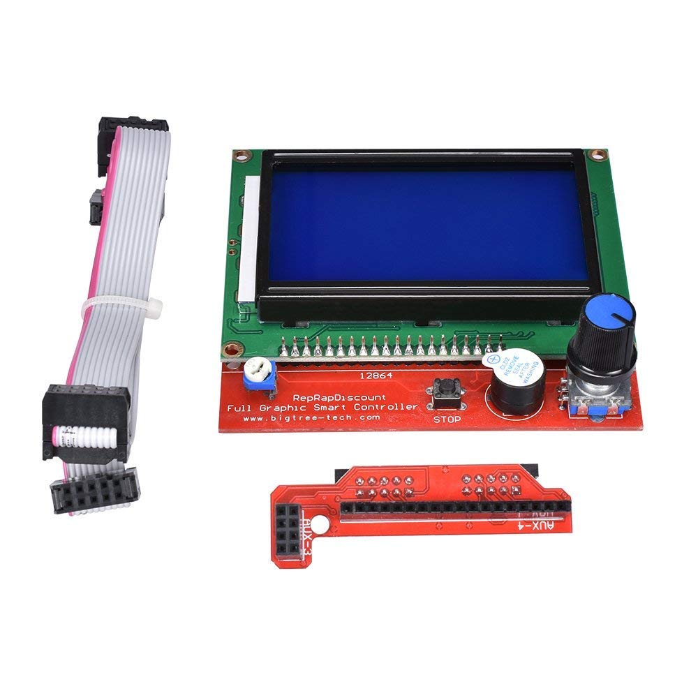 Robocraze LCD 12864 Version Graphic Smart Display Controller Module with Adapter and Cable for RAMPS 1.4 Reprap 3D Printer | 3D Printer Science Project (B08F7QFR75) Amazon Price History, Amazon Price Tracker
