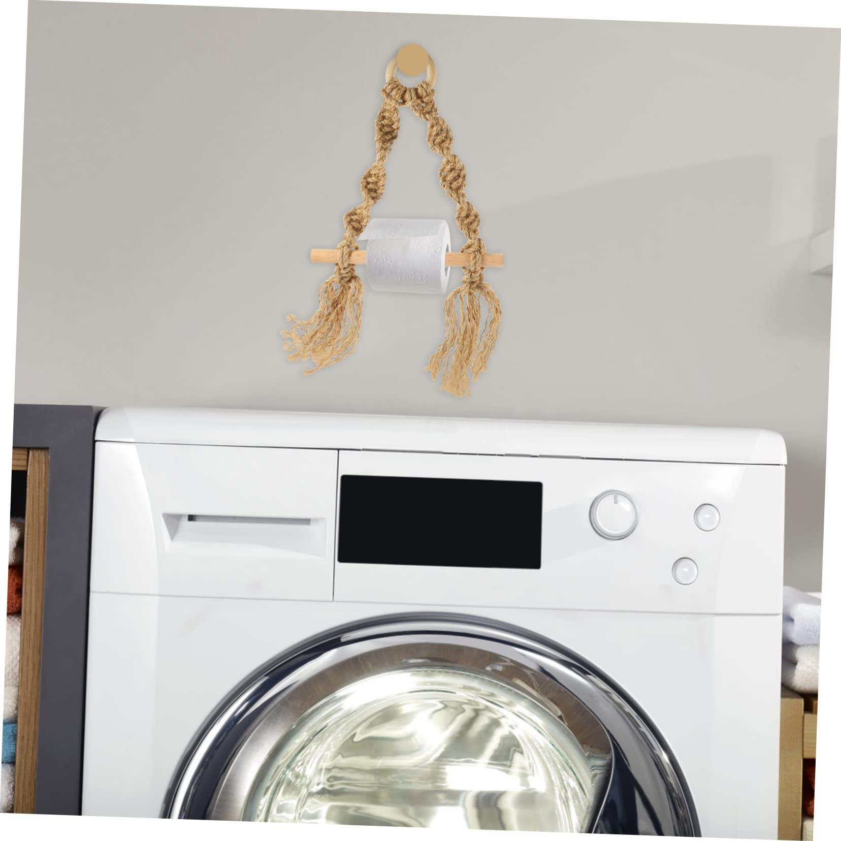 Portasciugamani E Portarotolo Da Parete In Acciaio | 33,8x8,5x4,7 Cm | Per Bagno E Cucina