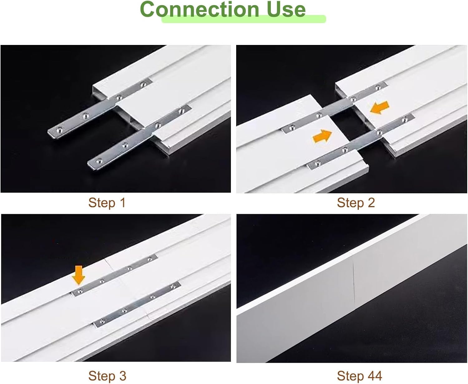 Extra Long Curtain Pelmet Panel Cover, Ceiling Mount Valance for Concealing Tracks and Rods, Durable Fabric Cassette Design