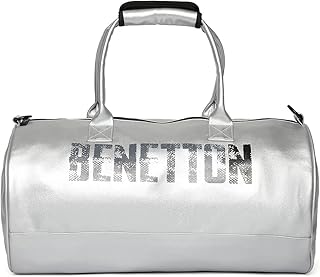 silver gym bag