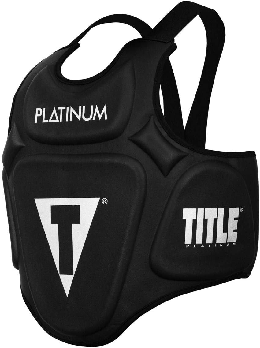 TITLE Boxing Platinum Prolific Body Protector - Black Boxing Body Pad