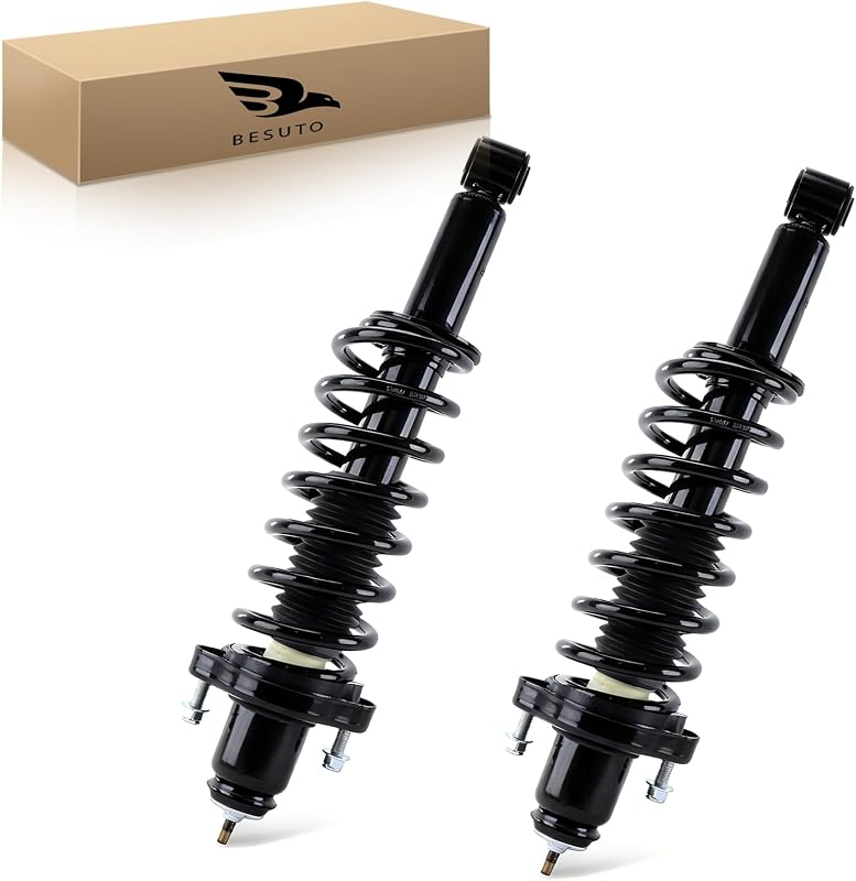 Amortecedores completos traseiros Besuto com mola e suporte para Jeep Patriot, Jeep Compass e Dodge Caliber – Kit com 2