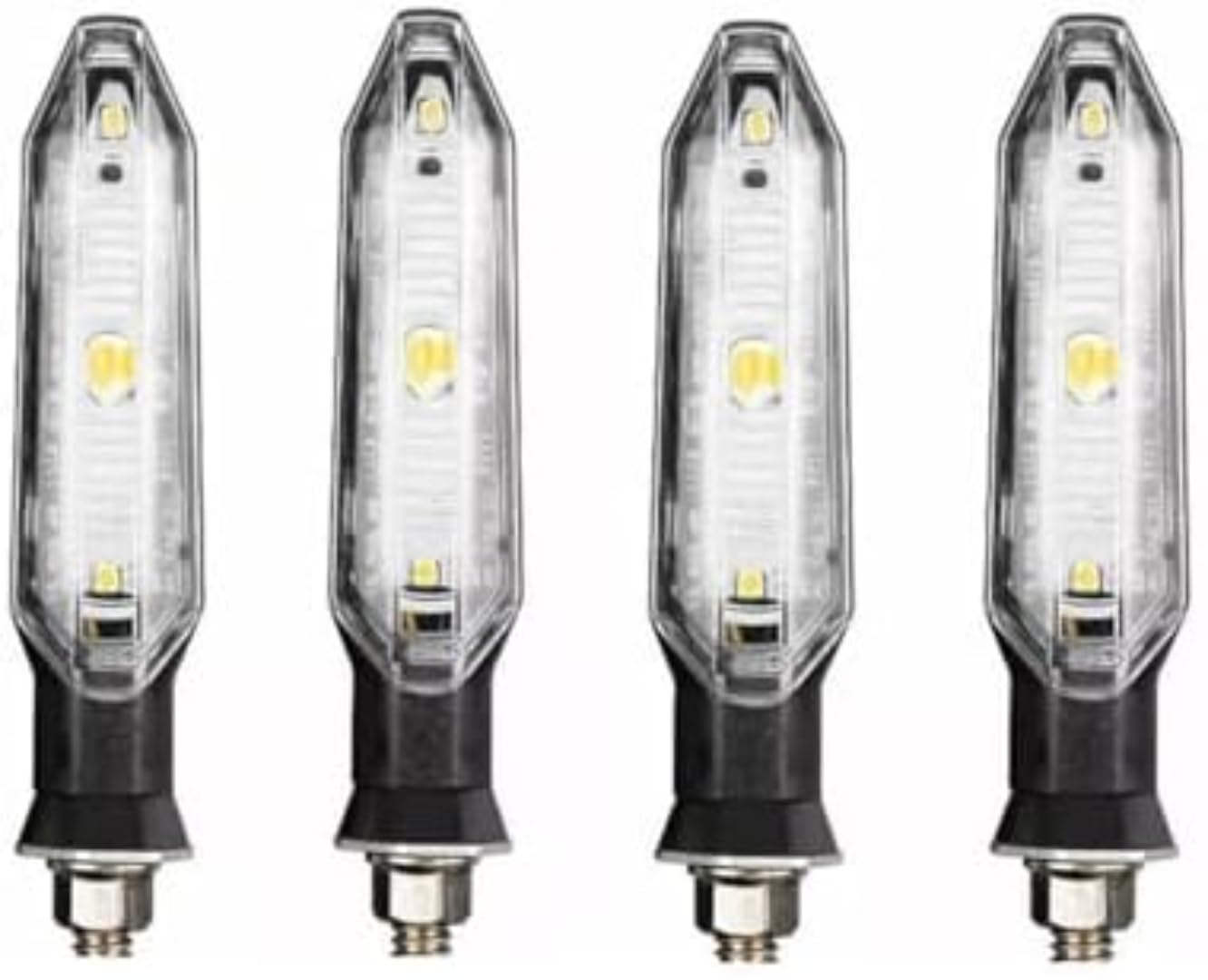 Generic Mini uniwersalne wskaźniki Dla Suzuki Dla Honda Motocykl 12 kierunkowskazów LED, kierunkowskaz, migające światło, śruba M10