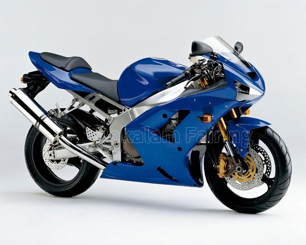 Fashion Blue ZX6R Fairings Kit For Kawasaki Ninja ZX-6R 03 04 ZX6R
