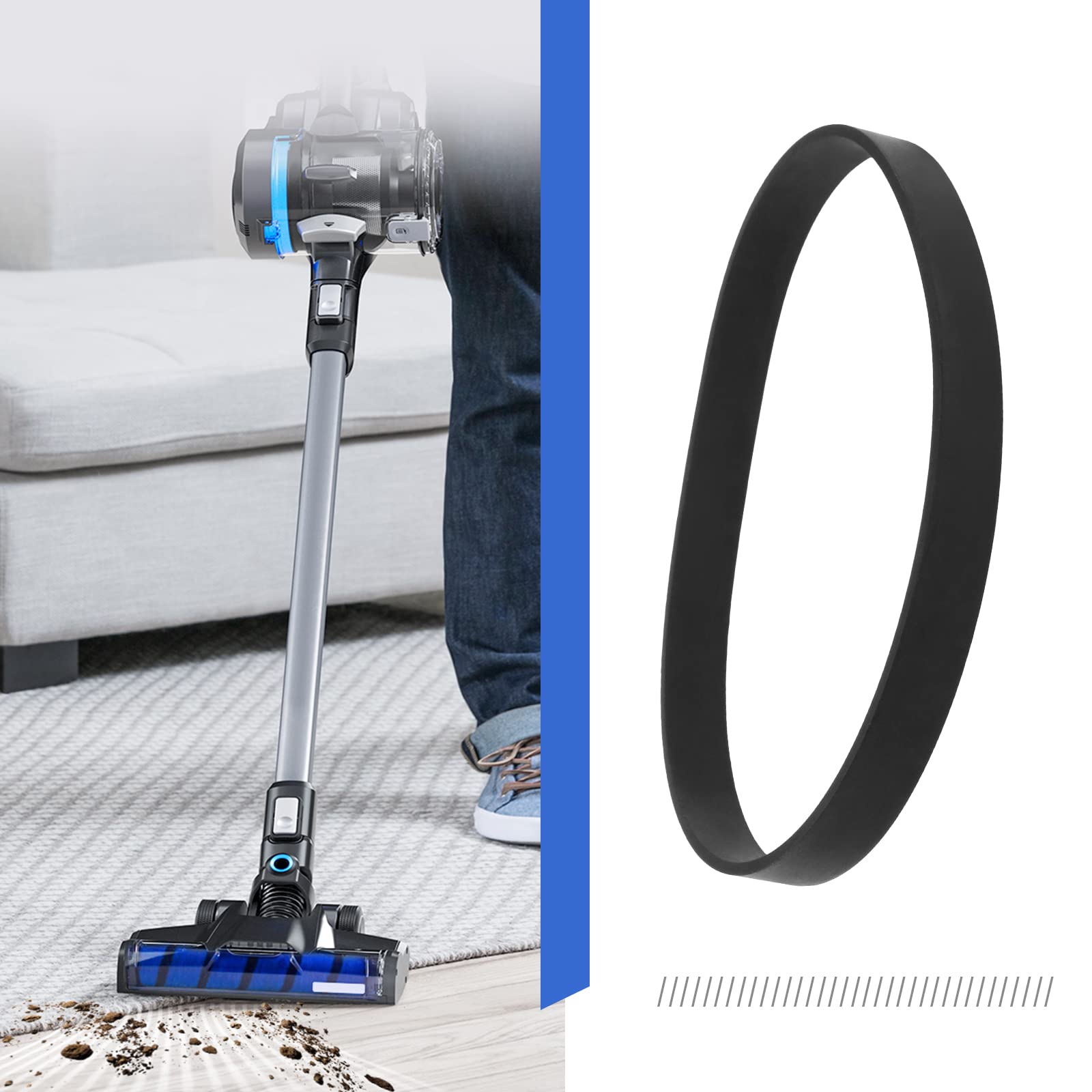 eMagTech 2 Pack Vacuum Cleaner Belts 1267500002729 Compatible with 