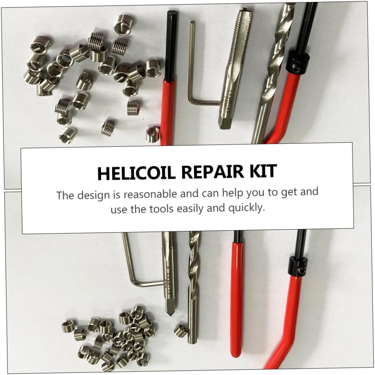 30pcs Thread Repair Tool Kit for Material Professional Stripped Thread Repair for Automotive and Machinery Use Essential Rethreading