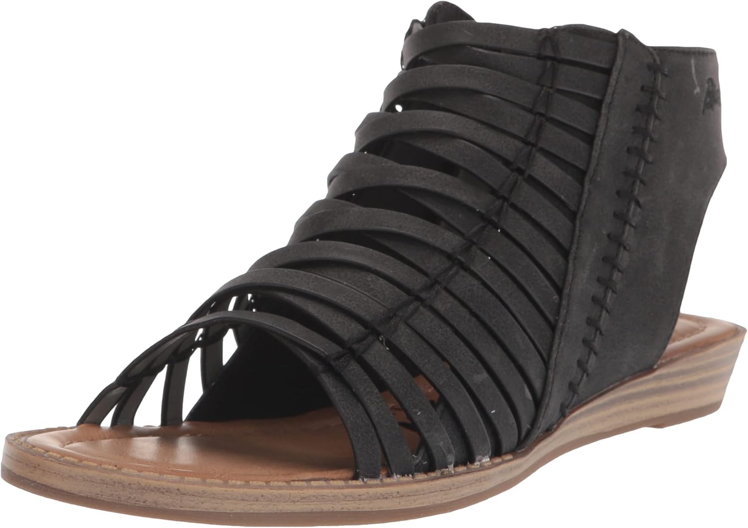Blowfish Malibu Women's Boxer Slipper, Black Prospector, 6