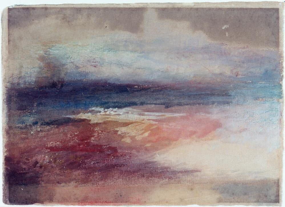 Toile Turner paysage marin pour mur vide affiche coucher soleil 50x70 SERENDIPITP