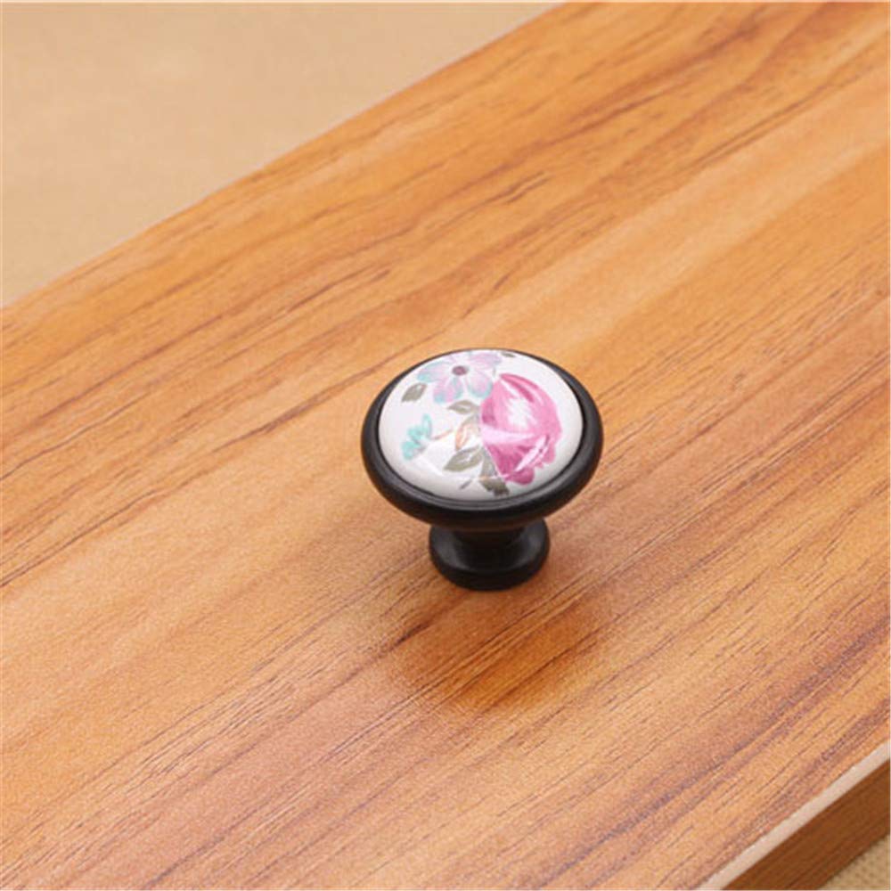 10PCS 32mm Maniglie per cassetti per mobili per bambini per bambini Manopole per cassetti per mobili in ceramica a forma di fungo decorativo Maniglie per cassetti Maniglie per armadi creativi Maniglie