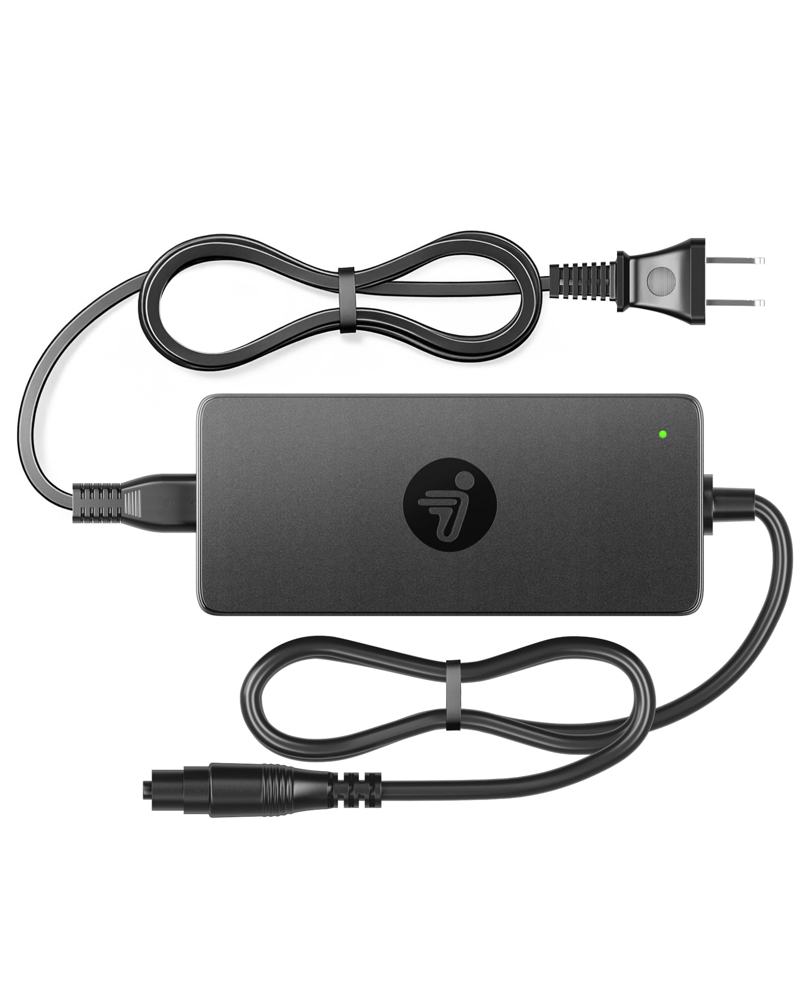 Photo 1 of NON-FUNCTIONAL, PARTS ONLY--------------------------------UL&CE Listed 53.6V 3.9A Fast Charger Power Adapter Compatible with Segway Ninebot MAX G3, F3, F3 Pro, GT3, ZT3 Pro for 48V Lithium Battery Power Supply Original Charger Replacement