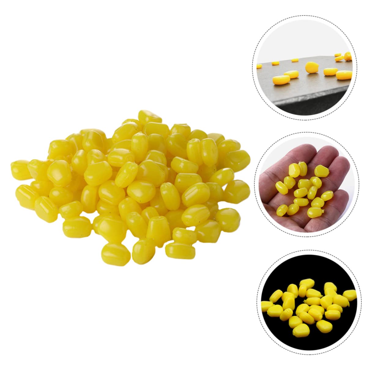 YARNOW Cebo De Maíz Que Se Hunde Señuelo De Pesca Falso Señuelos De Pesca Cebos De Pesca Flotantes De Maíz Artificiales Señuelos De Lubina Kit De Aparejos De Pesca Manivela