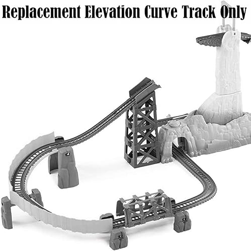 Miniatura 2 de Pieza de repuesto para el juego de tren infantil BDP14. Incluye 1 pista curva de elevación de repuesto.